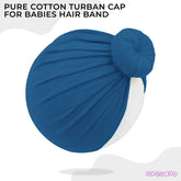 Compact and Stylish Baby Cap (Bun Blue)